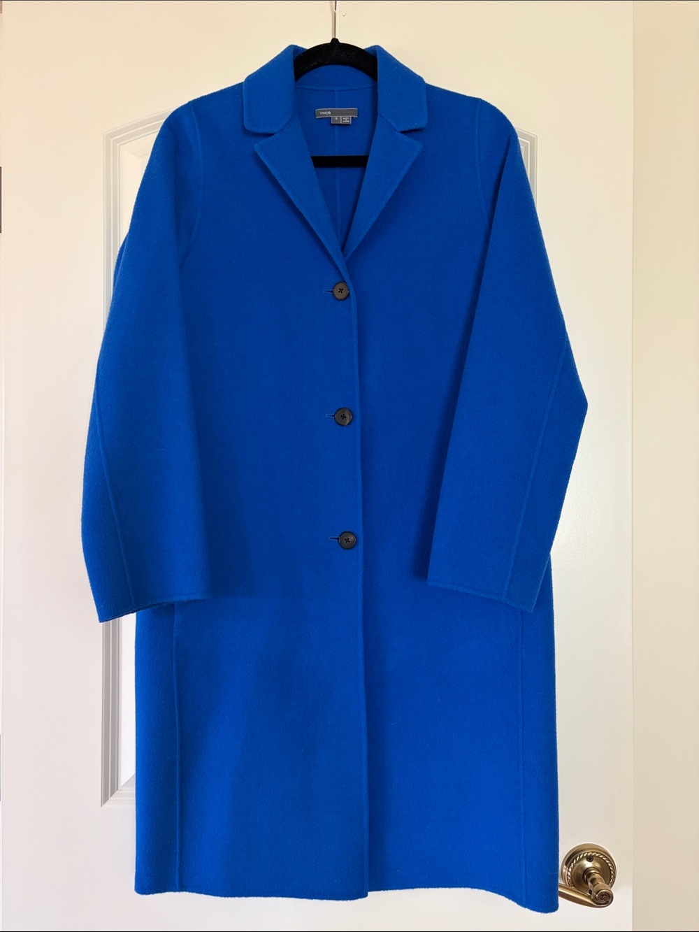 Vince Cobalt Wool Coat